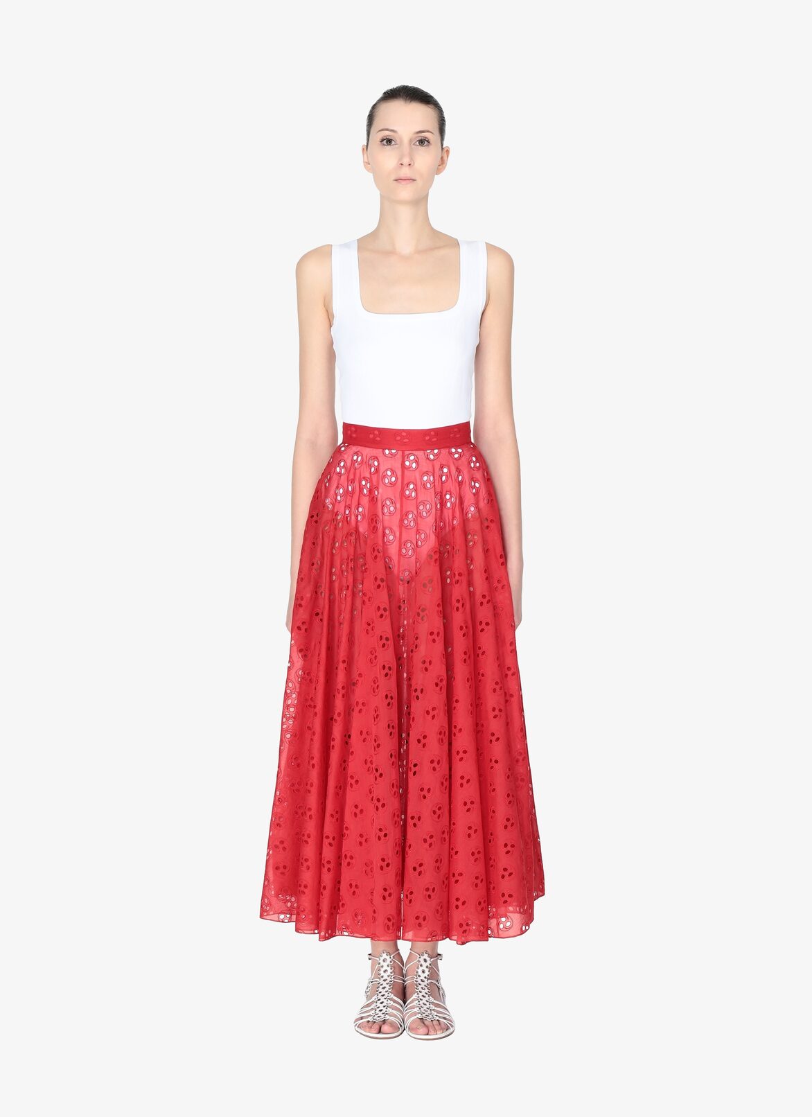 Skirts ALAÏA SCHARLACHROT SKIRTS